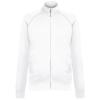Lightweight sweatshirt jacket White