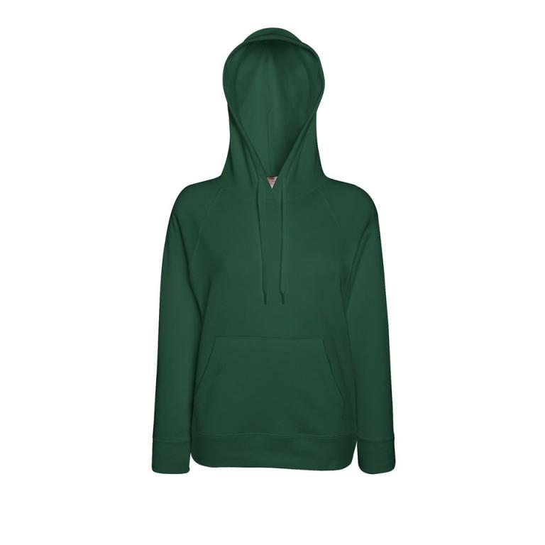 Lady-fit lightweight hooded sweatshirt Bottle Green
