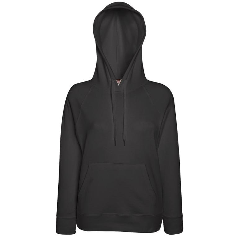 Lady-fit lightweight hooded sweatshirt Light Graphite