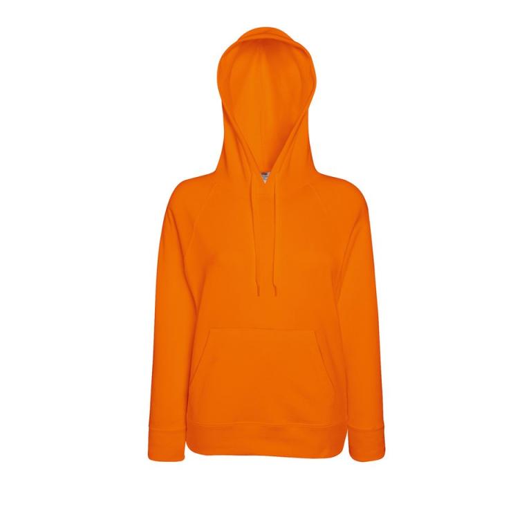 Lady-fit lightweight hooded sweatshirt Orange