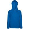 Lady-fit lightweight hooded sweatshirt Royal Blue