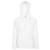 Lady-fit lightweight hooded sweatshirt White