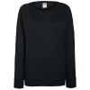 Women's lightweight raglan sweatshirt Black