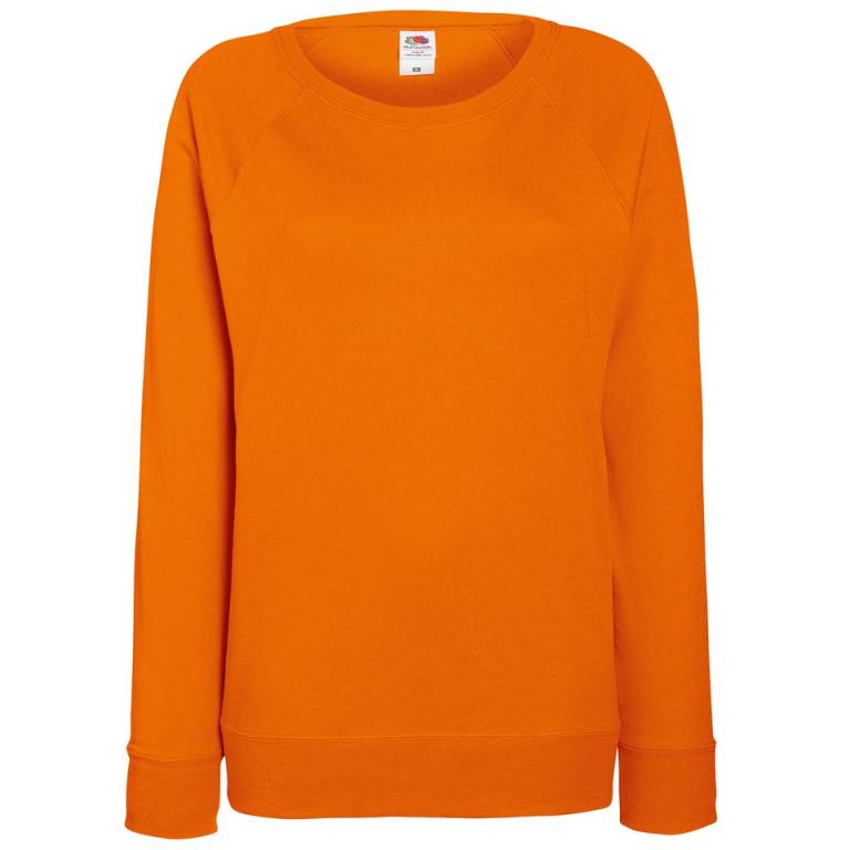 Women's lightweight raglan sweatshirt Orange