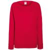 Women's lightweight raglan sweatshirt Red