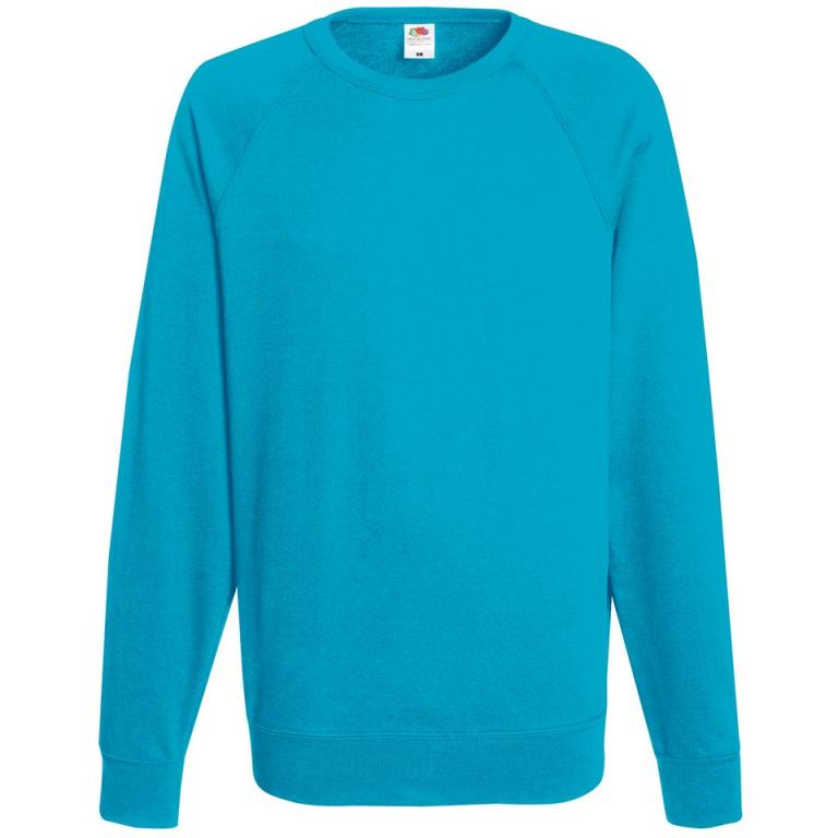 Lightweight raglan sweatshirt Azure Blue