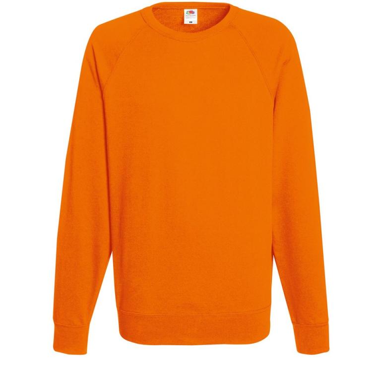 Lightweight raglan sweatshirt Orange