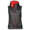 Women's Gravity thermal vest Black/True Red