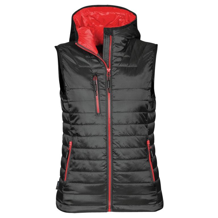 Women's Gravity thermal vest Black/True Red