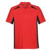 Two-tone polo Red/Black