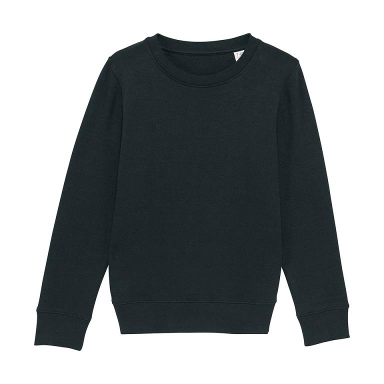 Kids mini Changer iconic crew neck sweatshirt (STSK913) Black