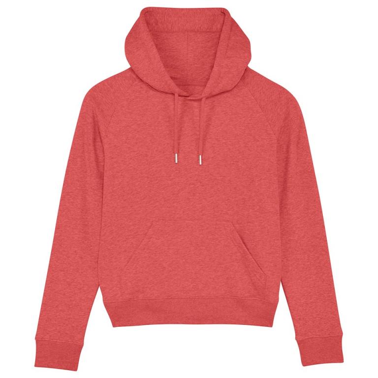 Women's Stella Trigger iconic hoodie sweatshirt  (STSW148) Mid Heather Red
