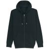 Unisex Connector essential zip-thru hoodie sweatshirt (STSU820) Black