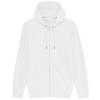 Unisex Connector essential zip-thru hoodie sweatshirt (STSU820) White