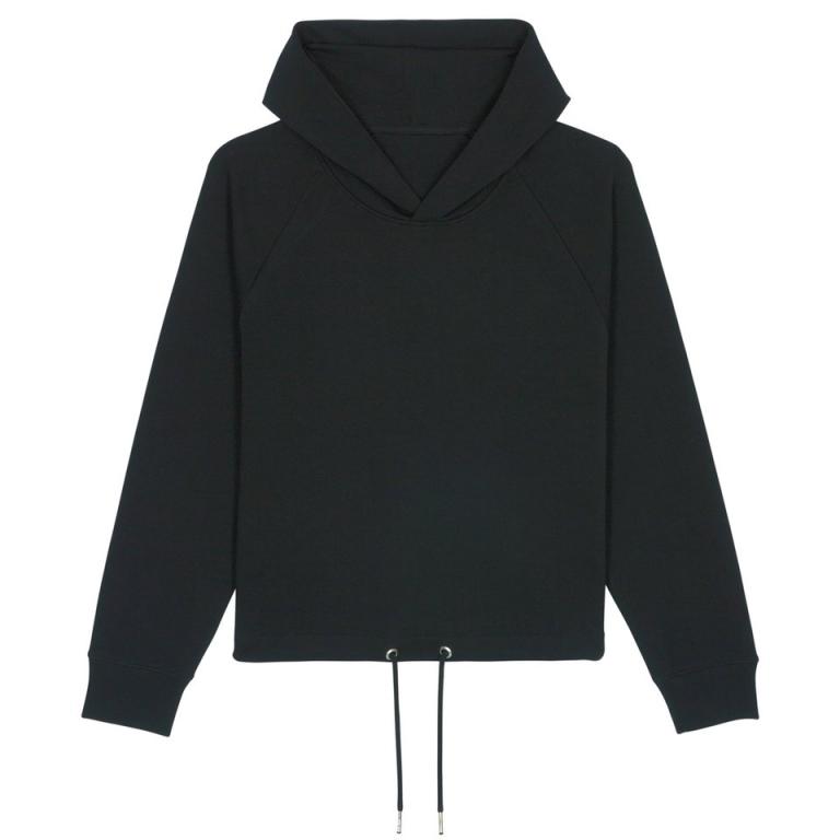Women's Stella Bower cropped hoodie  (STSW132) Black