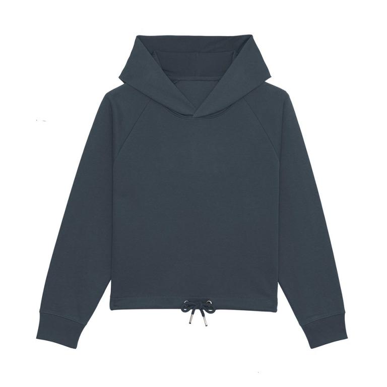 Women's Stella Bower cropped hoodie  (STSW132) India Ink Grey