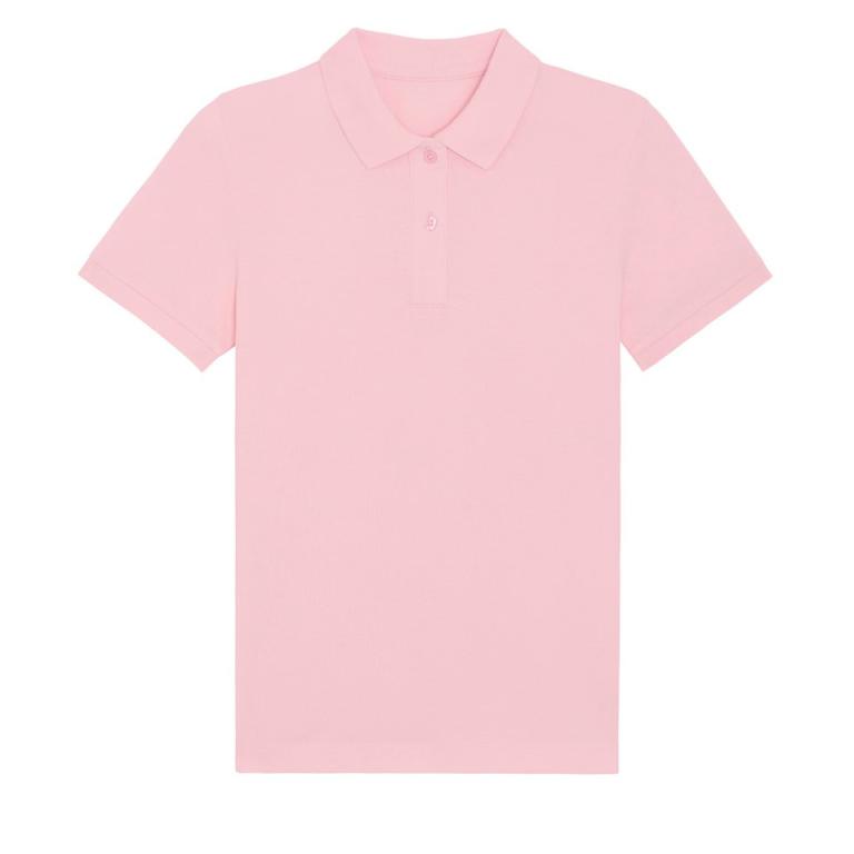 Stella Elliser women's fitted piqué short sleeve polo  (STPW333) Cotton Pink