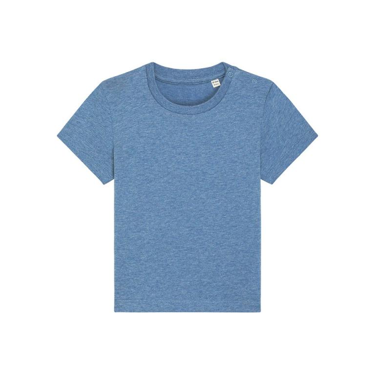 Baby Creator iconic babies' t-shirt (STTB918) Mid Heather Blue