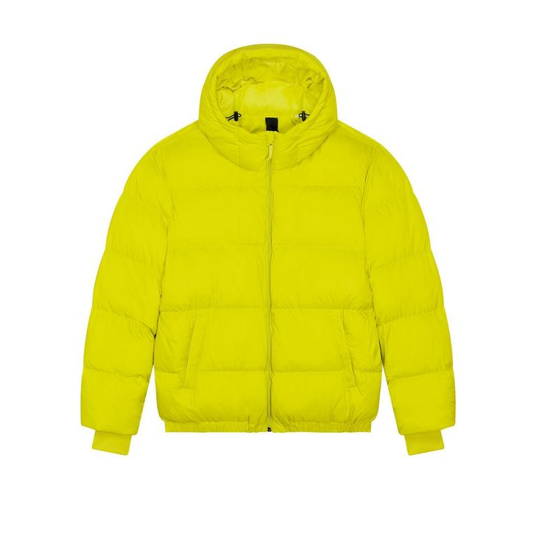 Unisex Puffer oversized jacket (STJU840) Lime Flash