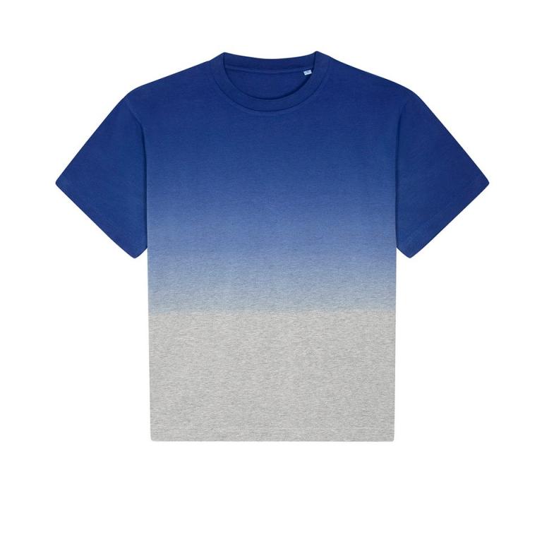 Unisex Fuser dip-dye relaxed t-shirt (STTU785) Dip Dye Worker Blue/Heather Grey