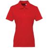 Women's TriDri® panelled polo Fire Red