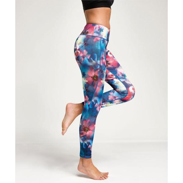 Women's TriDri® performance flower leggings full-length