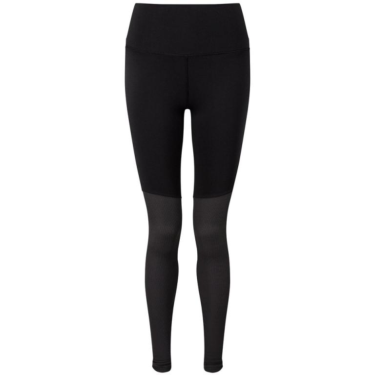 Women's TriDri® yoga leggings Black/Charcoal