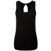 Women's TriDri® tie-back vest Black