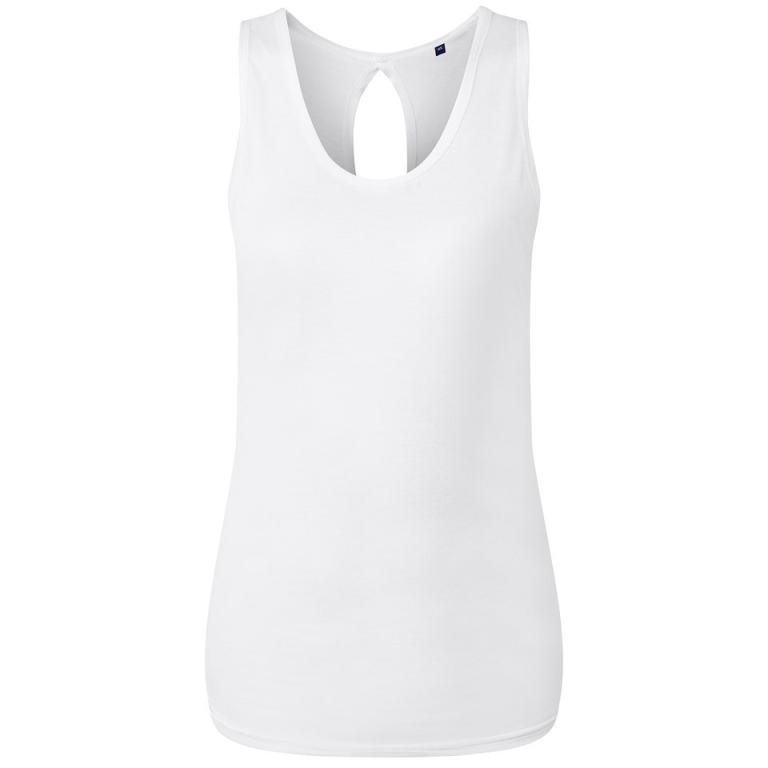 Women's TriDri® tie-back vest White