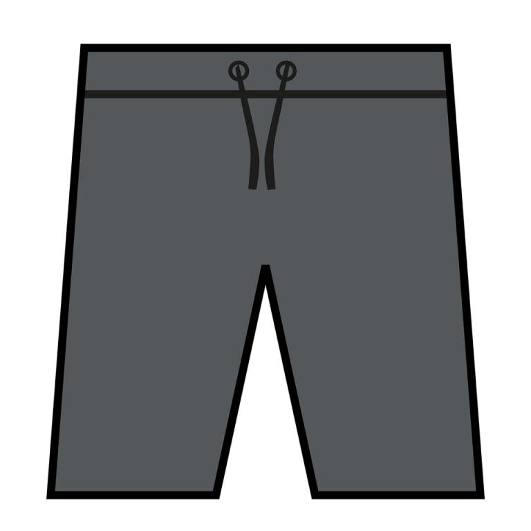 Men's TriDri® jogger shorts Charcoal