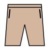 Women's TriDri® jogger shorts Nude