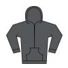 Women's TriDri® 1/2 zip hoodie Charcoal
