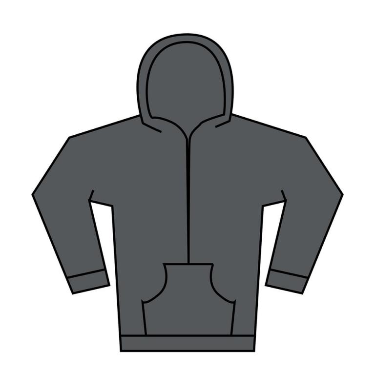 Women's TriDri® 1/2 zip hoodie Charcoal