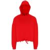 Women's TriDri® cropped oversize hoodie Fire Red