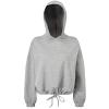Women's TriDri® cropped oversize hoodie Heather Grey