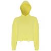 Women's TriDri® cropped oversize hoodie Lemon