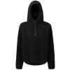 Women's TriDri® sherpa 1/4 zip hoodie Black