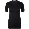 Women's TriDri® seamless '3D fit' multi-sport performance short sleeve top Full Black