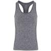 Women's TriDri® seamless '3D fit' multi-sport sculpt vest Charcoal