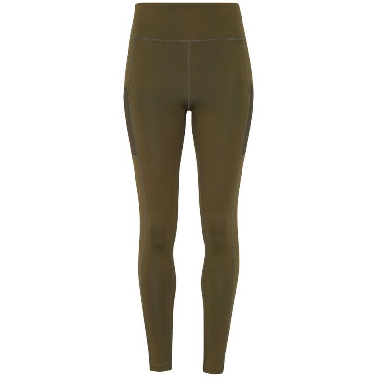 Women's TriDri® performance compression leggings Olive