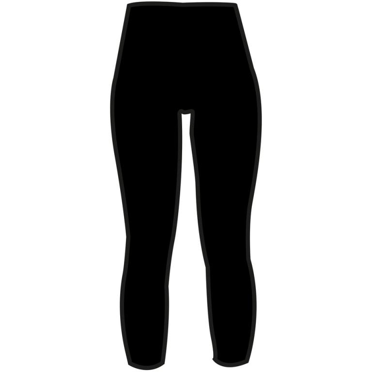 Women's TriDri® embossed hourglass leggings Black