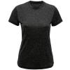 Women's TriDri® recycled performance t-shirt Black Melange