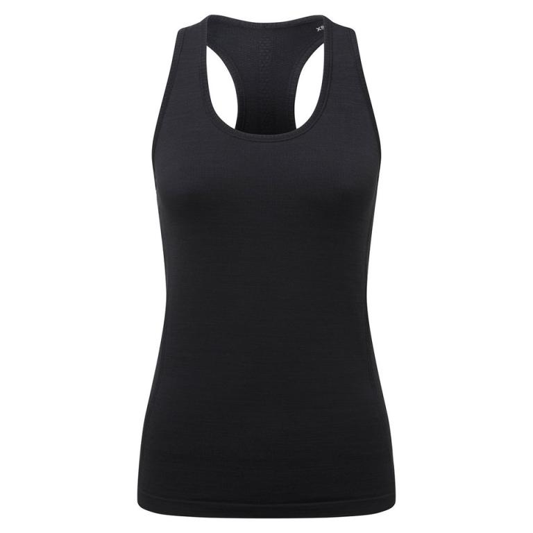 Women's TriDri® recycled seamless 3D fit multi-sport flex vest Black