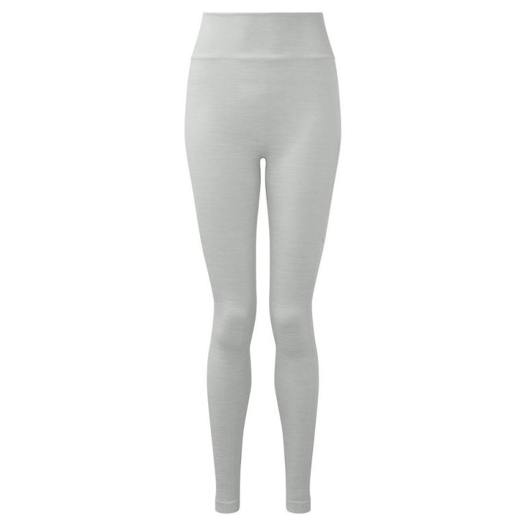 Women's TriDri® recycled seamless 3D fit multi-sport flex leggings Cool Grey Melange