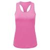 Women’s TriDri® recycled performance slim racerback vest Pink Melange