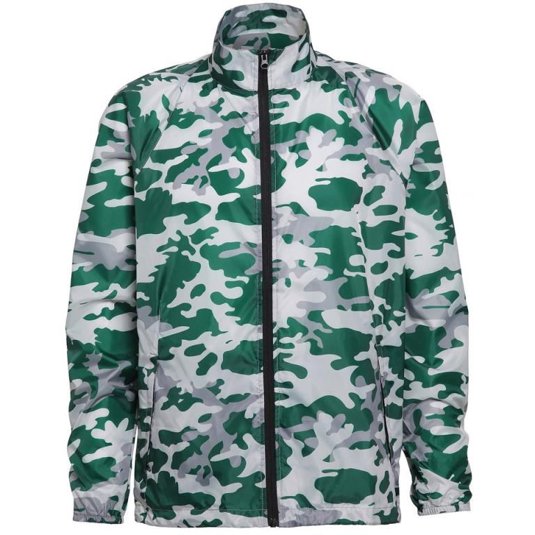 Contrast lightweight jacket Bold Camo Green