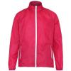 Contrast lightweight jacket Hot Pink/White