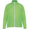 Contrast lightweight jacket Lime/White