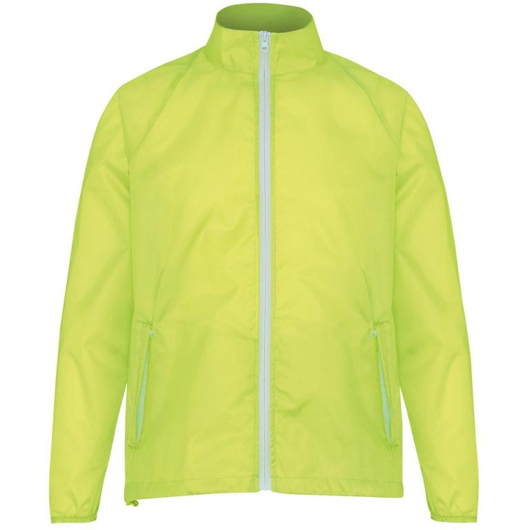 Contrast lightweight jacket Yellow/White