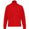 Full-zip fleece Red